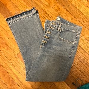 LOFT - Women's Kick Crop - 31/12 - frayed hem - NWOT (button fly)